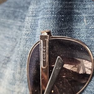 GUCCI aviator style sunglasses